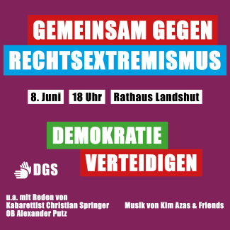 Demo gegen Rechtsextremismus